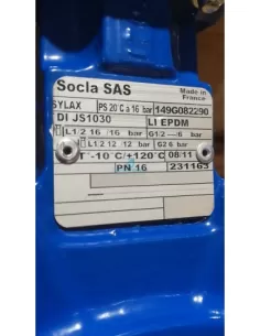 Kit de vanne papillon Lowara/Socla, fixation pour Sylax DN80/P JS1030 2